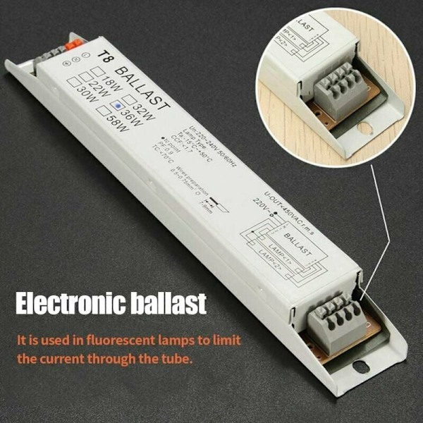 Tyst elektronisk ballast, icke-stroboskopiska lysrörsballaster som säkerställer energibesparingar och skydd för synen