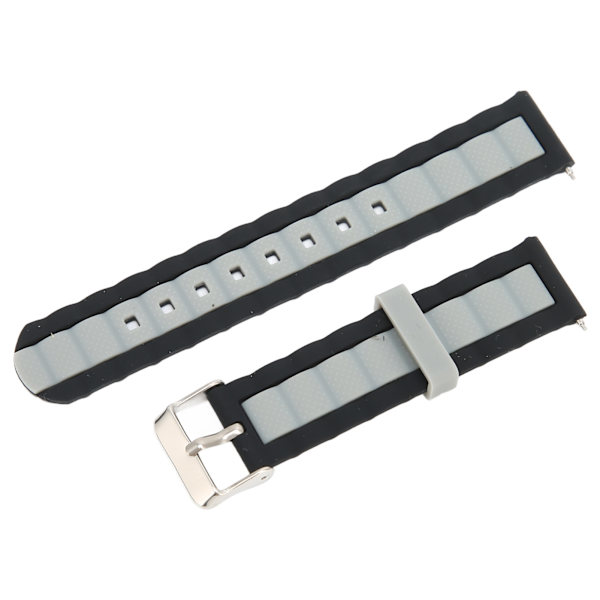 20mm justerbart silikonklockarmband för Amazfit GTS 3/GTS 2/Bip S/Bip U Smartwatch