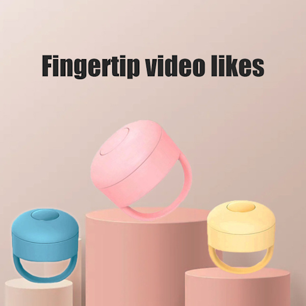 Bluetooth Fingertip Video Controller Mobiltelefon Fjernbetjening Enhed Bluetooth Kontrol Ring