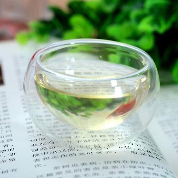 6 stk. tekopper i glas