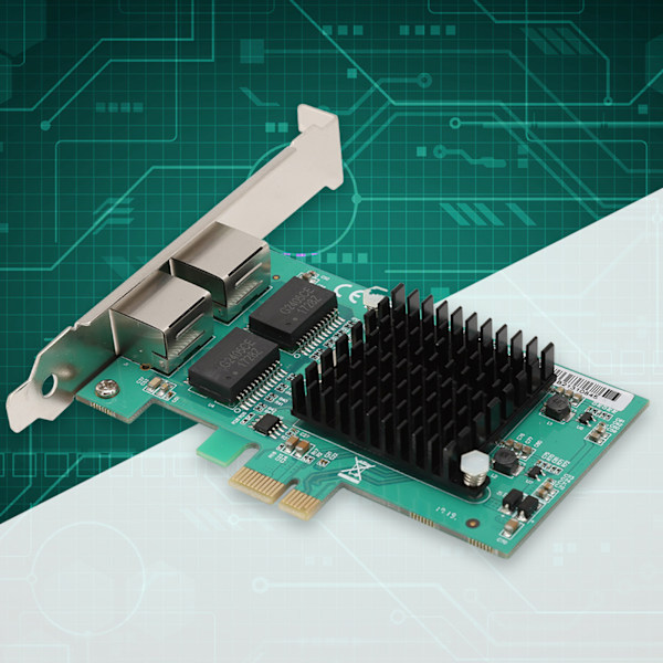 PCI-E 1X Gigabit Ethernet -palvelinkortti Intel 82575-S -palvelimelle