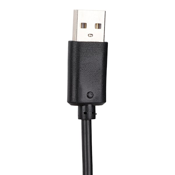 Høy kvalitet 2 i 1 1,5 m ladekabel for Microsoft XBOX 360-kontroller Hurtiglading (svart)