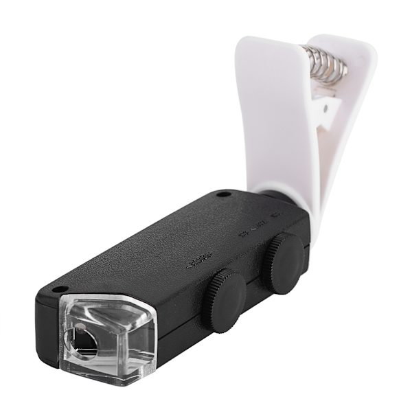 60X-100X Optiskt Zoom LED Mikroskoplins med Klämma för Mobiltelefoner