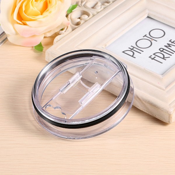 30 Oz stänksäker spill-resistent lock med glidlås för muggkopp transparent