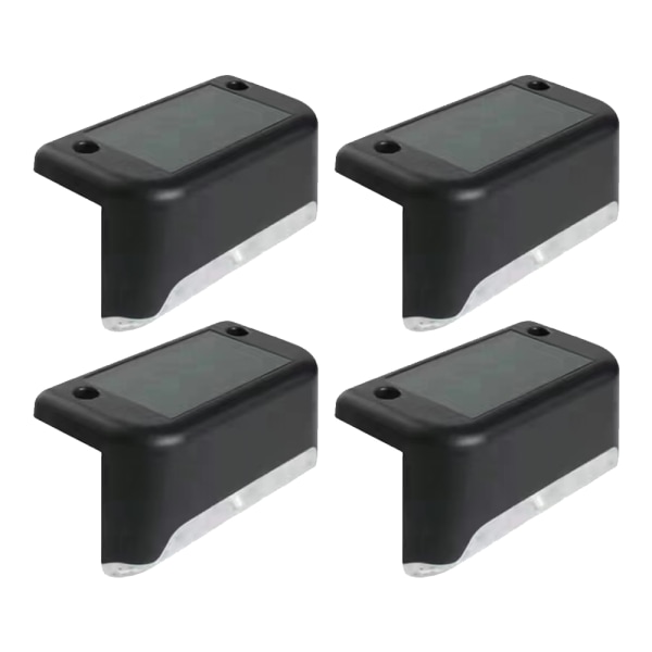 2 Pakke Udendørs Solcellelamper, 6 LED Solcelle Stier Lys Have
