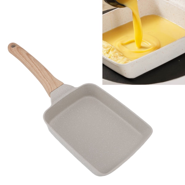 Miljövänliga Kokkärl, Kraftig Design, Granitbelagd Omelettpanna för Snabb Matlagning och Äggpanna i Japansk Stil
