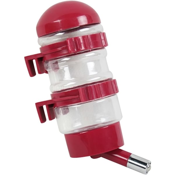 Vattenflaska för husdjur, läckagesäker design med kulor i rostfritt stål för små till mellanstora husdjur, säkert material ABS, BPA-fri automatisk vattendispenser för