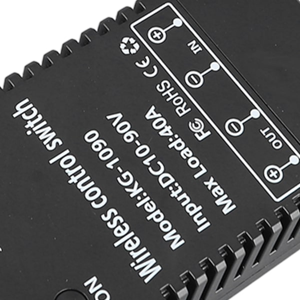 Trådløs fjernbetjeningsswitch-sæt DC12V til 90V Stabil høj effektivitet relæ fjernbetjeningsswitch Bred anvendelse til pumpemotorer 1+1/KG1090+antenne AB