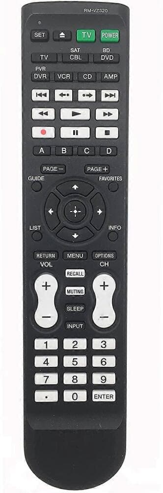 RM-VZ320 Universell Ersättningsfjärrkontroll