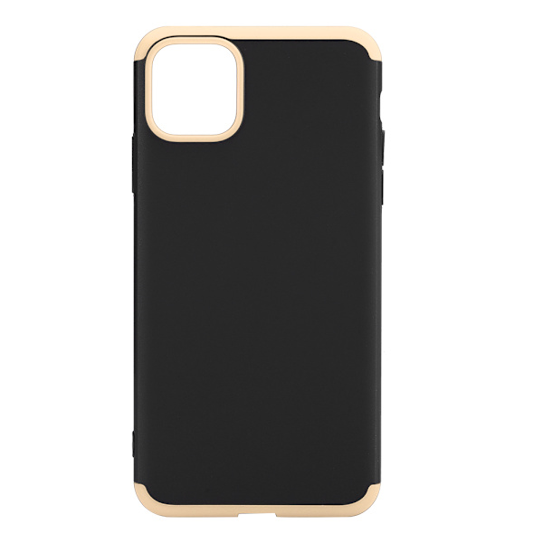 Kokoonpantu matkapuhelimen kotelo iskunkestävä törmäyssuojaus Täydellinen suojaus Sopii Iphone11Pro MaxGold Black