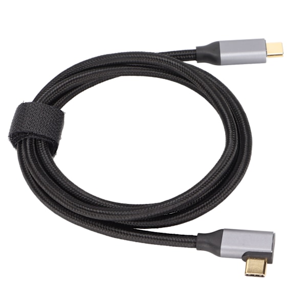 100W PD Nylon Flätad USB C Snabbladdningskabel USB 3.1 Gen2 10Gbps 3 Kabel 4K 60Hz（1m）