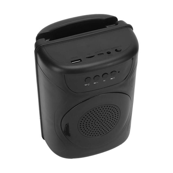 Bluetooth-högtalare för utomhusbruk, 5 ljuslägen, tung bas, hög volym, trådlös partyhögtalare med LED-ljus