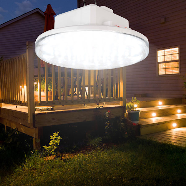 150W 60LED Lampa med Batteri för Nödbelysning O