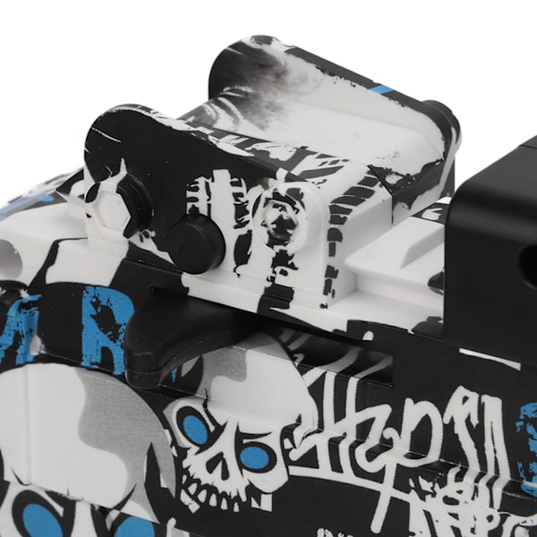 Elektrisk vattenpistol leksak snabb automatisk hastighet vattenboll skytte leksaker för pojkar över 12 år Graffiti blå