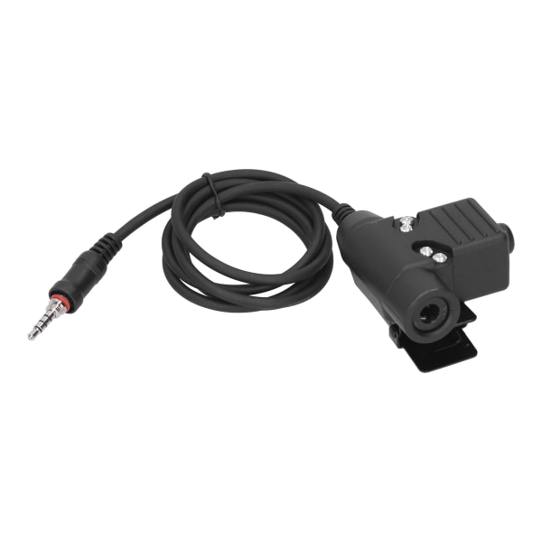 U94 PTT-kabel plugg headset-adapter kompatibel med YAESU Vertex VX-6R/VX-7R Walkie Talkie