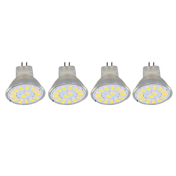 4 st 15LED MR11 Ljuskälla 5W 500LM Dubbel Stift Bas Landskap Sp