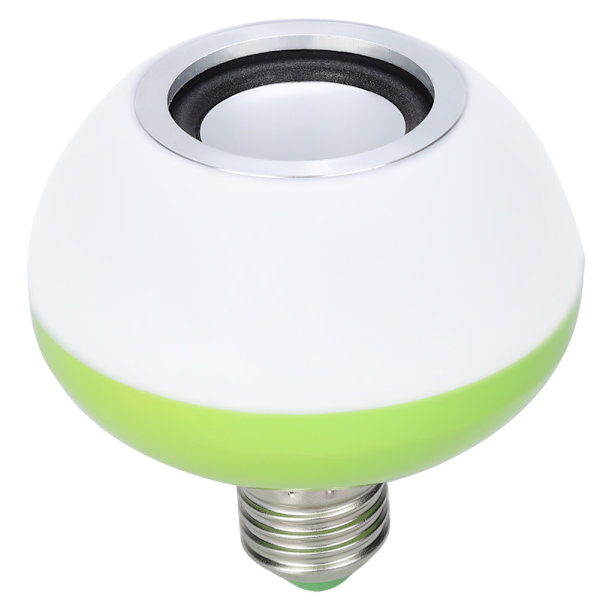 E27 100-240V LED-lyspære Bluetooth-høyttaler Fargerik musikklampe