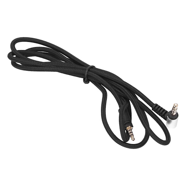 1,2 m hodetelefon lydkabel svart flettet ledning erstatning for Sennheiser Momentum hodesett