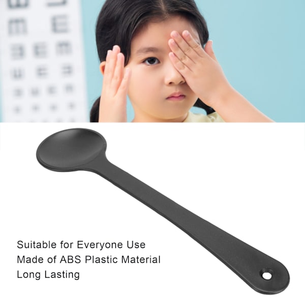 Ögonlock Occluder Lätt Full Cover Handhållen Professionell Vision Test Occluder för Ögondiagram Undersökning