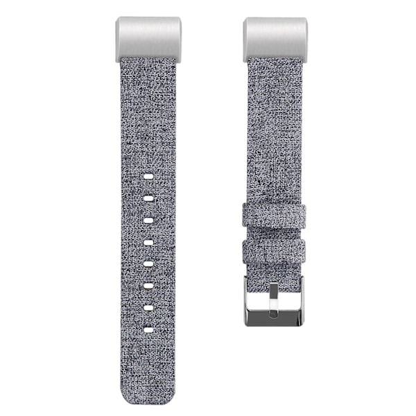 Canvas Watchband Soft Breathable Washable Fashionable Watch Strap Fit for Fitbit Charge2