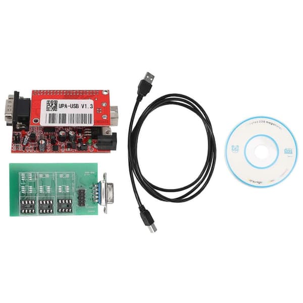 GETIT Upa Usb Programmer Diagnostisk Verktøy Upa-Usb Ecu Programmerer Upa Usb V1.3 med Adapter Kompatibel med 2013 Versjon Hovedenhet