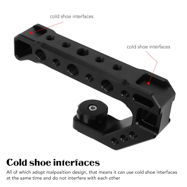 SLR-kamerahåndtak, speilløst kamerahåndtak, kald skomaskinvaremontering, håndholdt stabilisator