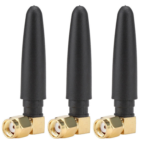 3 stk 5CM 3DBi 2.4/5GHZ Dual Frekvens WIFI Antenne Intern Tråd (L SMA Hunn)