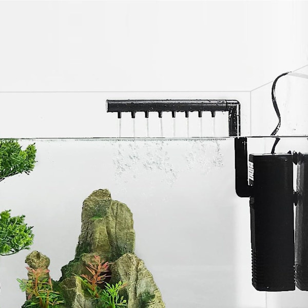 Akvariepumpe med aktivt karbonfilter 600 L/H