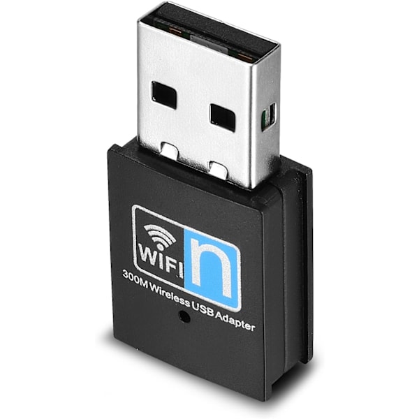 Höghastighetsanslutning, USB WiFi-adapter med 2,4 GHz-band för snabb internetåtkomst, RTL8192EU-chipset säkerställer pålitlig signal även i tätbebyggda områden