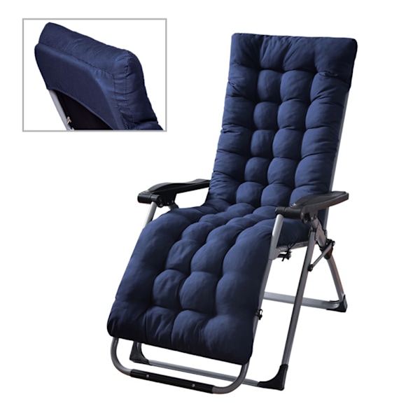 Kuddförlängning för uteplatsstolar Solstolsdynor Pad Lounge Chair Kudde för resor Semester Inomhus Utomhus