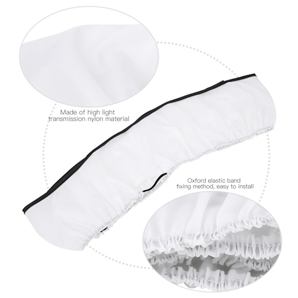 LED Ring Light Softbox Diffuser Hopvikbar Fotografi Video Ljus Softbox Diffuser14in