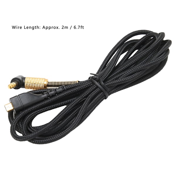 Hodetelefon lydkabel OFC kobbertråd erstatningslydkabel for Steelseries Arctis 3 5 7 Pro