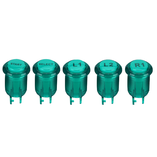 822B Enkelt DIY Arcade Joystick Tillbehörssats för Arcade / Fighting Hemspel USB-set i Amerikansk Stil (Grön)