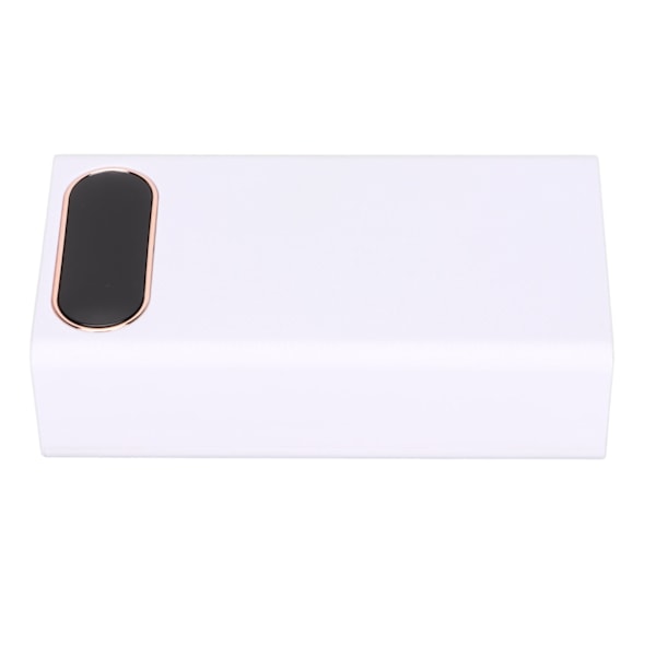 L12 18650 Batteriholder 22.5W Hurtiglading Mobil Powerbank Etui Bærbar Batterilader med LCD-skjerm