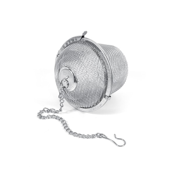 6,5 cm Praktisk Tekule Sfærisk Krydder Sil Mesh Infuser Filter Rustfritt Stål Urte
