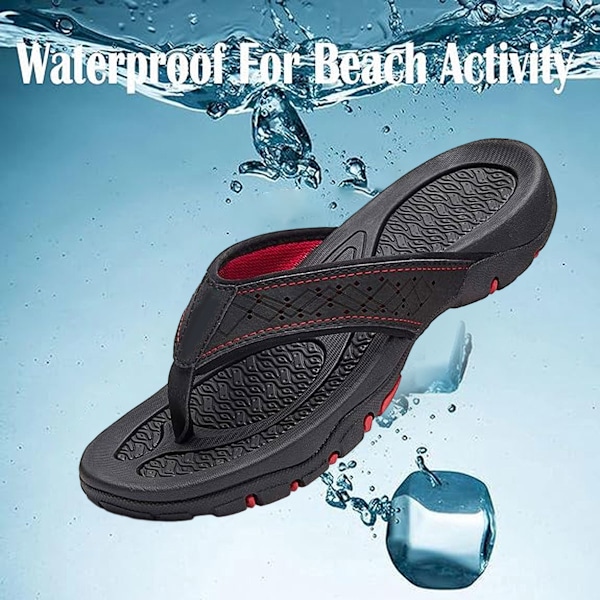 Herr T-flops inomhus och utomhus strand flip-flops, herr flip-flops utomhus T-flops halkfria
