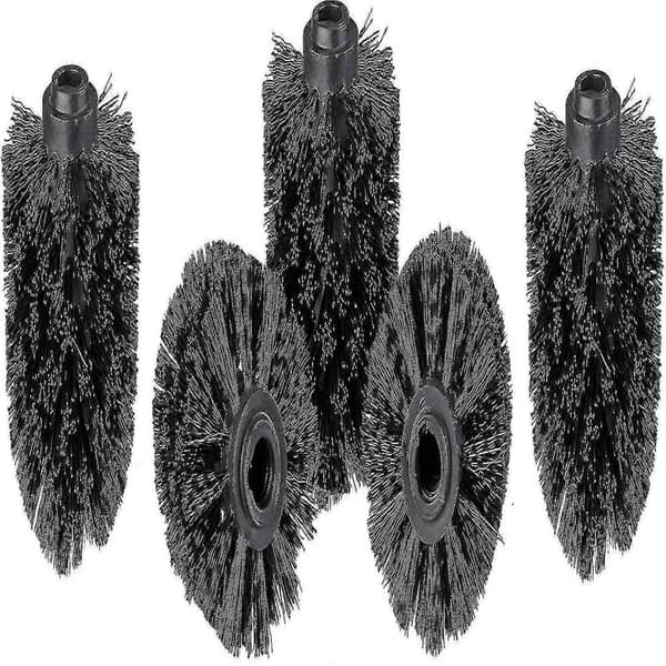 5 stk. toalettbørstehode, hvite erstatningsbørster diameter