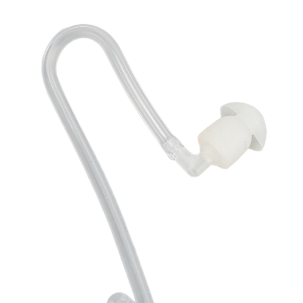 2,5 mm akustisk rør øretelefon enkelt pin PTT-knapp Walkie Talkie-headset med stålklips for Motorola for Talkabout Black 5 stk.