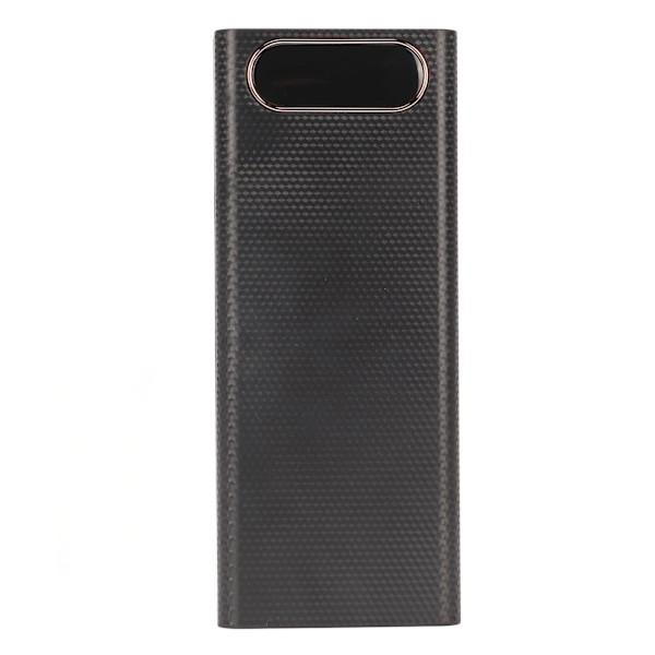 8x21700 Batteriboks Svejsefri Powerbank Boks Kit DIY Batterioplader Ydre Etui 22.5W Hurtigopladning Sort