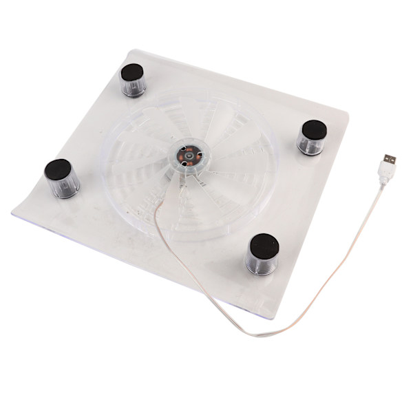 Ultra stille USB Notebook Cooler Cooling Pad Fans med LED RGB lys til PS4/PS3/Laptop