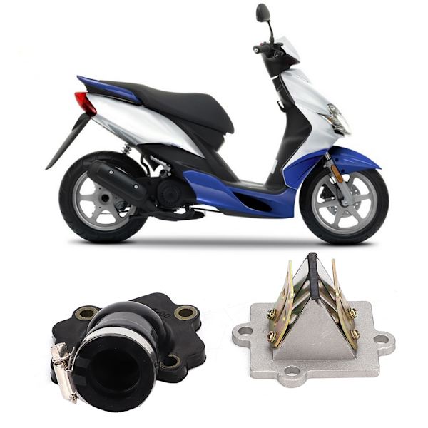 Förgasare Insugningsrör Skarv Stöv Reed Ventil Passar Yamaha Jog 50 CY50 1992-2001