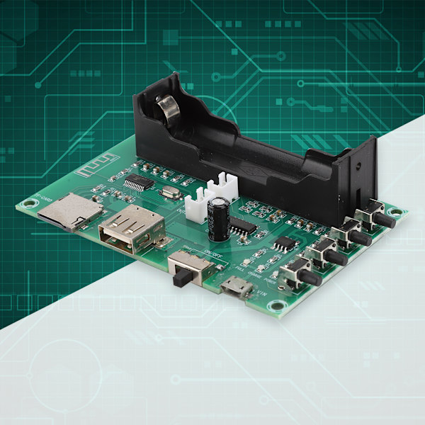 HW-433 Dubbel 5W Digital Bluetooth Dubbelkanals Audio Stereo Förstärkarpanel
