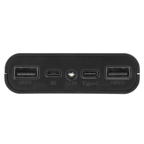 Letvægts 8 x 18650 Batteriopbevaringsboks DIY Bærbar Powerbank Jacking Tilbehør
