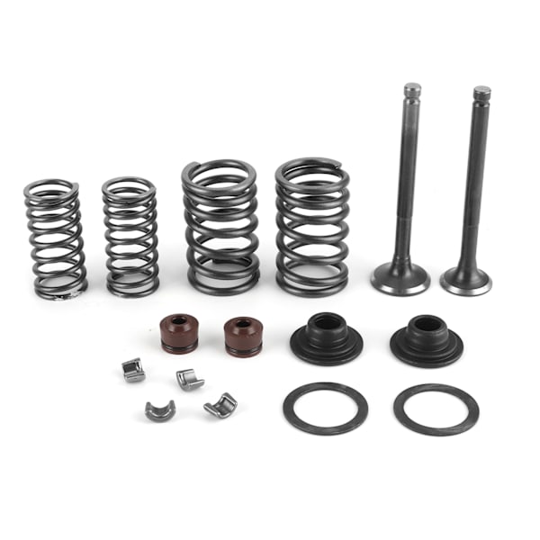 16 kpl moottorin venttiilin jousipaketti, metalli kiillotus, sopii GY6 50 60 80 100 125 150CC