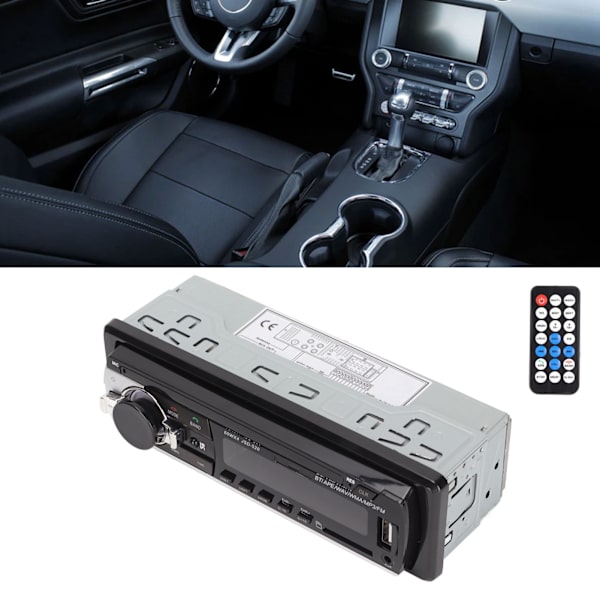 Autoradion AI-äänikomento LED-näyttö Kaksi liitäntää Handsfree USB2.0 Auton stereovastaanotin musiikin kuunteluun