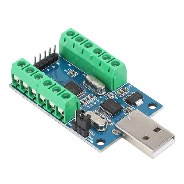 USB-gränssnitt 10-kanals 12-bitars AD-samplingdatainsamlingsmodul STM32 UART-kommunikations-ADC-modul