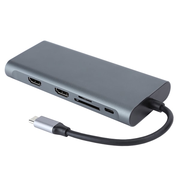 Kannettava 12-in-1 USB 3.0 HDMI VGA PD USB-keskitin OS X -kannettavalle telakointiasemalle