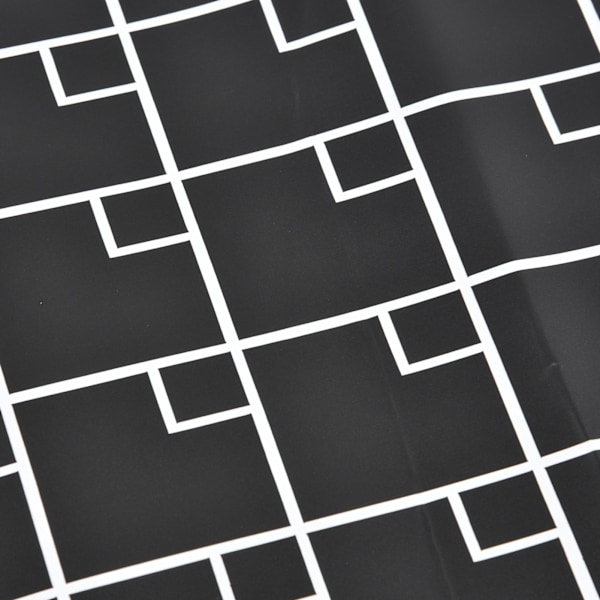 Musta taulutarra 45x60cm itseliimautuva DIY irrotettava vedenpitävä PVC-liitutaulu kalenteri lapsille kotikoulutukseen