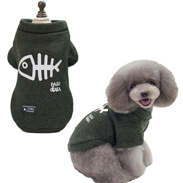 Hundejakke til små og mellemstore hunde eller katte, kæledyrsjakke til hvalpe,  D