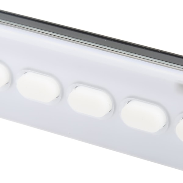 Bluetooth USB Mini 5-tangenters tangentbord Enhandsmekaniskt spelande tangentbord Multifunktion Vit för PC Dator Skrivbord